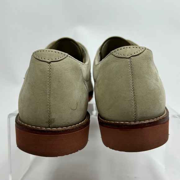 VTG ET Wright Lites Mens Tan Nubuck Leather Derby Shoes‎ Vibram Sole JR88710 9 N main image 4